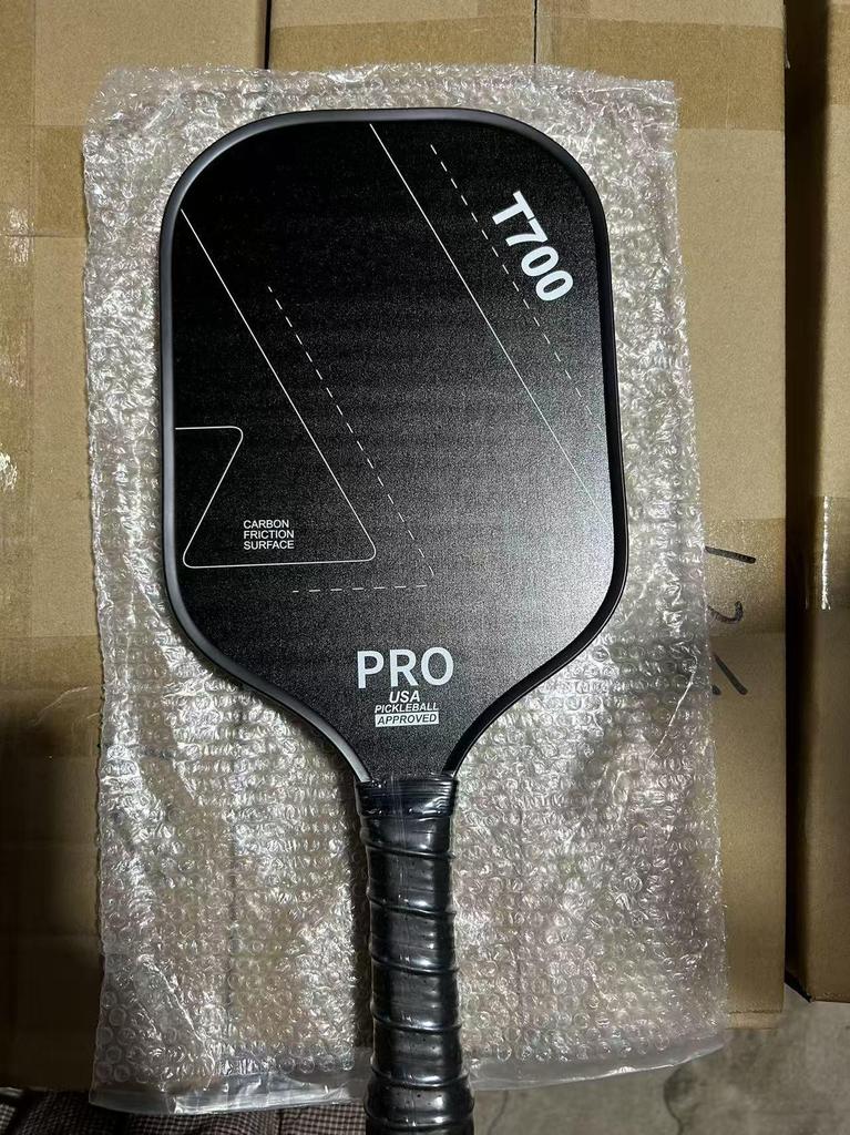 T700 Matte Carbon Fiber 16mm Pickleball Paddle - Lightweight, Professional Competition Style