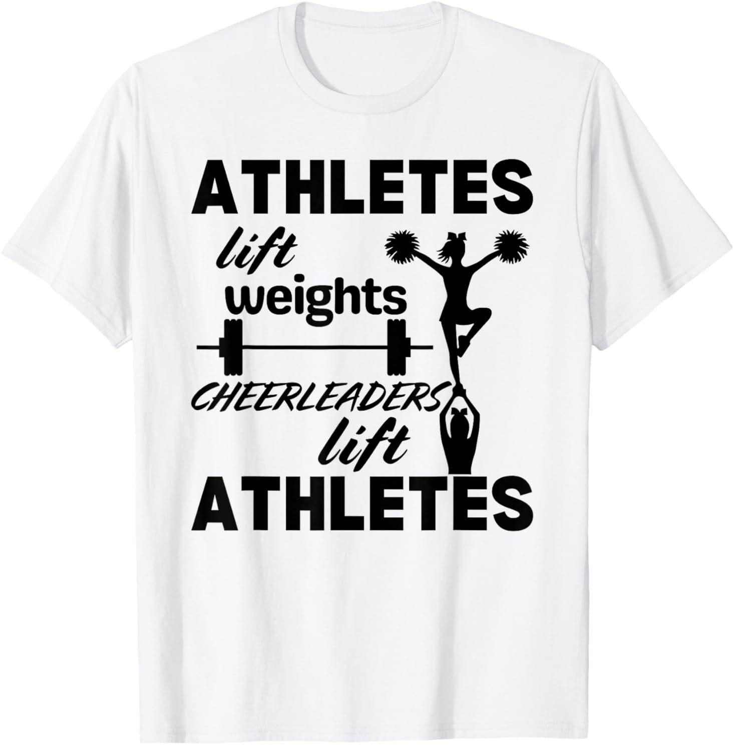 Cheerleading Stunt Athlete Cheer Squad Flyer Base Spirit T-Shirt Unisex T-Shirt L