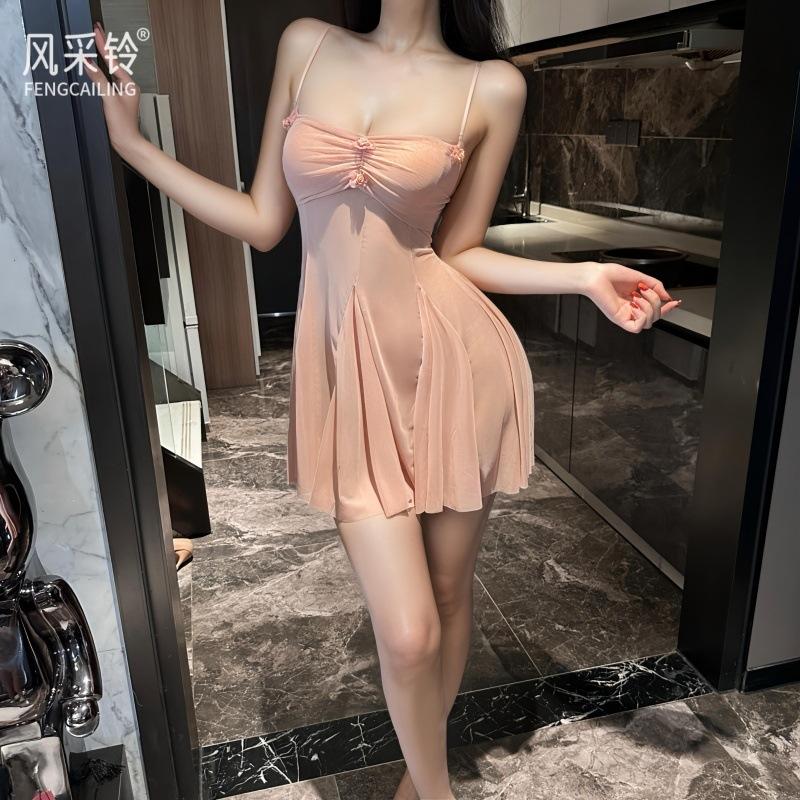 Sexy Lingerie Mesh Pajamas Pure Desire Perspective Passion Temptation Suspender Pajamas