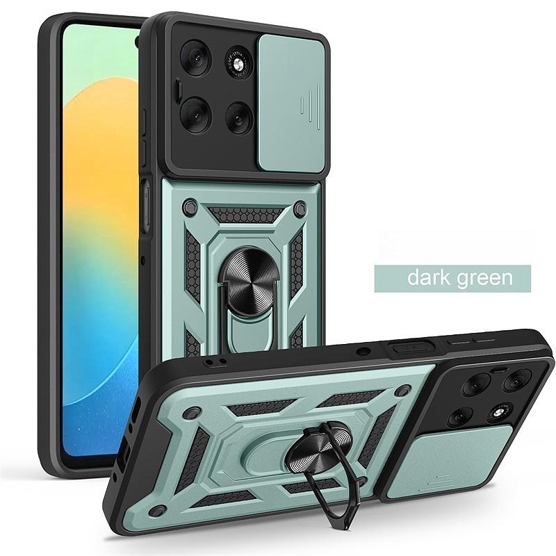 Armor Case For Motorola Moto G56 G86 5G G15 G35 G55 G75 G85 G04 G24 G54 G84 E14 E15 Lens Protect Cover Ring Stand Holder Fundas