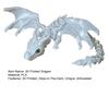 Dragon Imprimat 3D cu Aripi Strălucitor în Întuneric Model de Dragon Flexibil Articulat Jucărie Animal Fidget pentru Decor Masă Acasă Birou