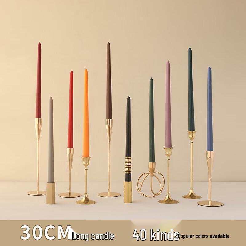 European Pillar Long Pole Candles