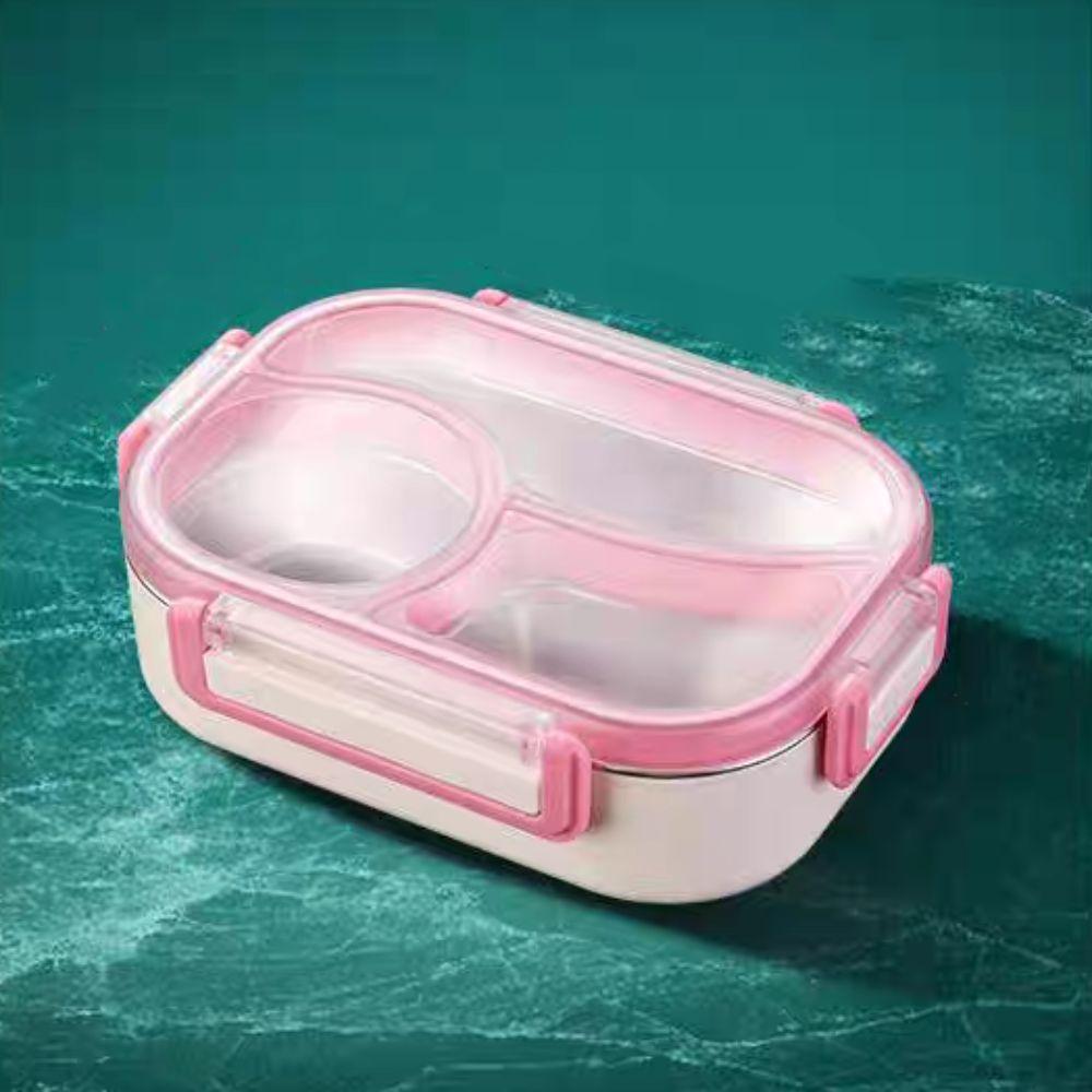 Divided Insulated Lunch Box Detachable Compartment Lunch Box Food Storage Container  Worker