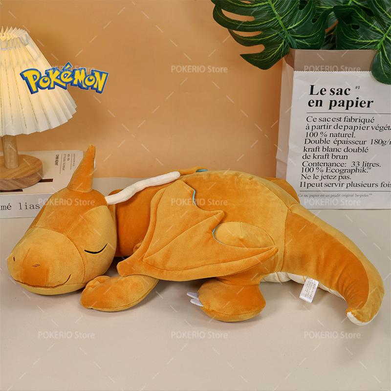 Latest Pokemon Plush Dragonite Charmander Sleeping Series Fuecoco Chikorita Umbreon Stuffed Doll Blastoise Fuse Kyogre Peluche Toy
