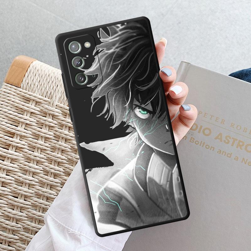 My Hero Academia Coque Case For Samsung Galaxy Note 20 Ultra 10 Plus 8 9 S21 S20 S23 5g S22 S21 Plus S22 Silicone Cover Bag