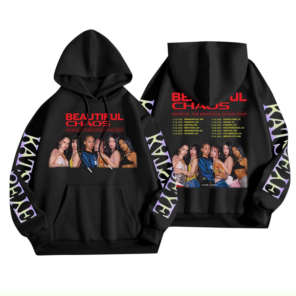 Unisex Fashion Lightweight Long Sleeve Pullover With Pockets Printed Hoodie