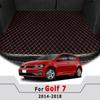 Car Trunk Mats For VW Volkswagen Golf 7   2018 2017 2016 2015 2014 Cargo Liner Auto Interior Accessories Replacement Rug