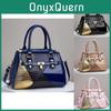 Stylish New Trendy Color Block Large Capacity Pu Bucket Bag For Everyday Use