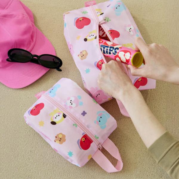BT21 Sada viacerých vreciek Minini Scout (ZELENÁ / RUŽOVÁ) (2 Možnosti)