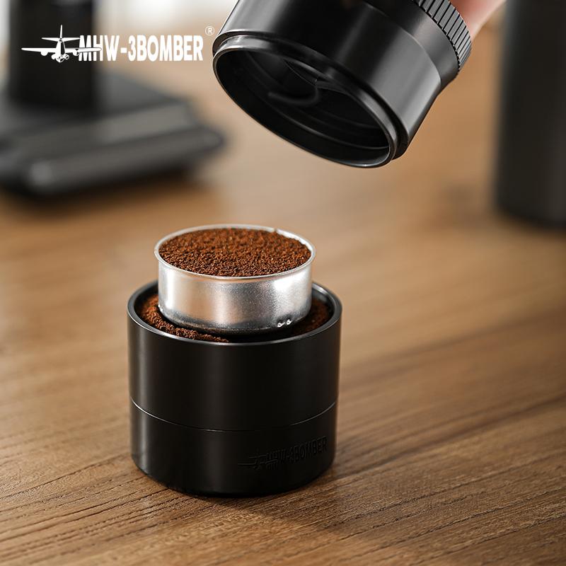 MHW-3BOMBER Cyclone Coffee Distributor for Moka Pot Widely Adaptable Mocha Pot Distributor Professional Tools for Home Baristas