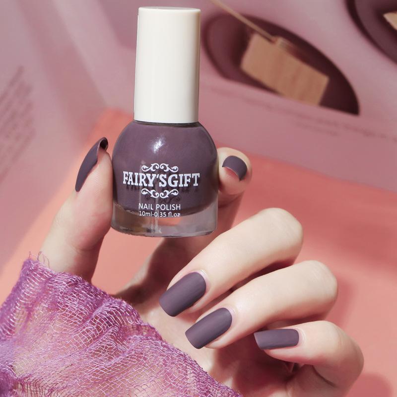 Nail Polish Nude Matte Matte Quick Dry Non-peelable Non-slip Frosted Nail Polish No Bake Lasting