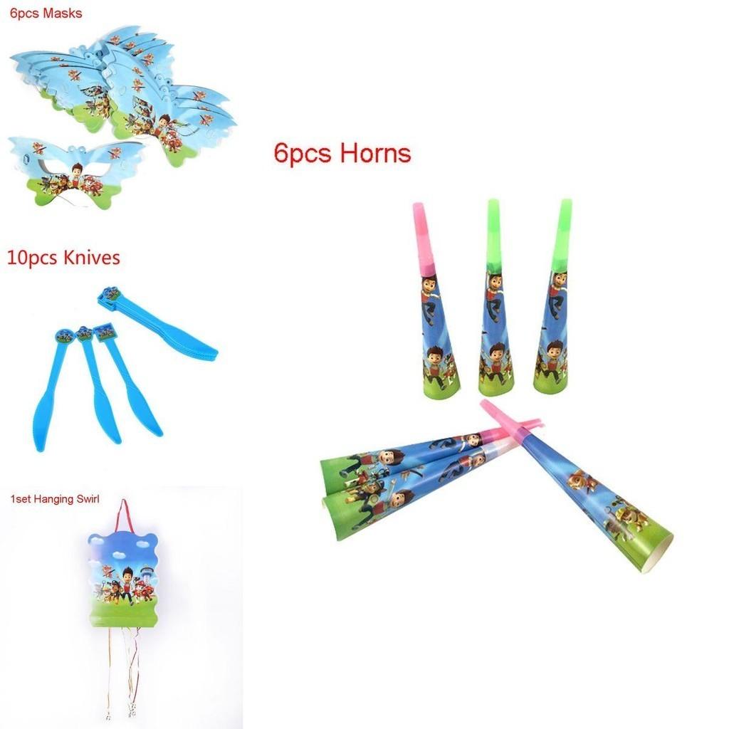 Vibrant Paw Patrol Kids Birthday Party Supplies Set With Adorable Decorations And Tableware