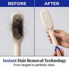 Self-cleaning anti-static massage comb, retractable pull-out comb, cushion massage detangling comb