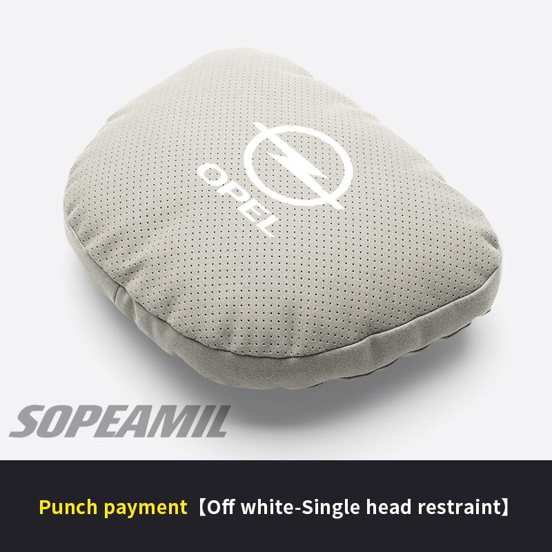 Car Headrest Lumbar Rest CushionOpel Astra Corsa Grandland Insignia Mokka Vectra GTC Tigra Vivaro Zafira Combo Vivaro GTC Delica
