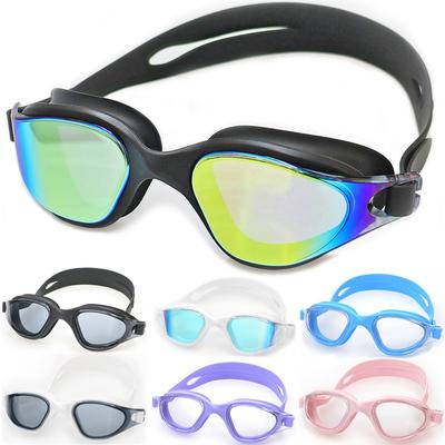 Swimming Goggles  Professional Waterproof Swim Eyewear Glasses No Leaking Anti-fog Adult HD Anti-Fog Silicone With Portable Case