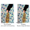 Abstract Flowers Girl Hair Wall Art Canvas Painting Bird Nordic Poster Art Prints Wall Pictures for Living Room Vintage