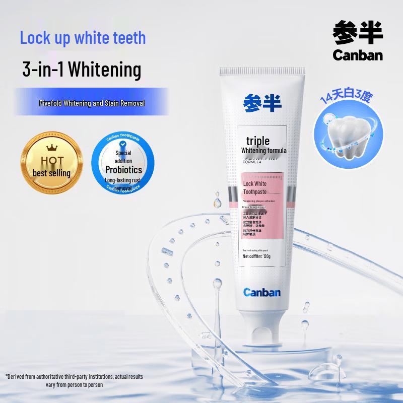 Sanban Peach Flavor Whitening Toothpaste