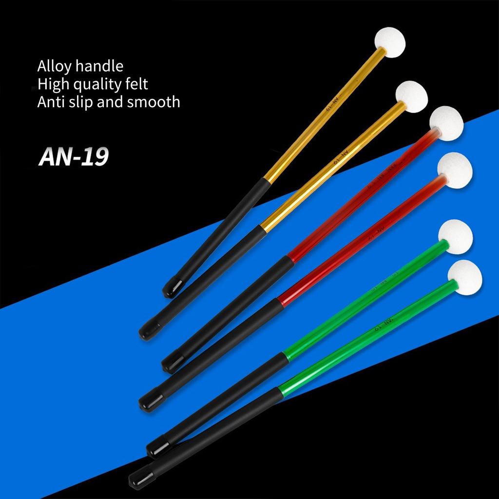 Hammer Stick Timpani Mallet with Alloys Handle Drum Hammer Cymbal Drum Mallet, Drum Stick Felt Head Drum Mallet