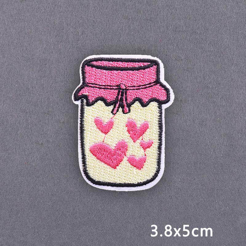 Purple Style Iron On Patch Thermoadhesive Patches For Clothes Anger Baby Girl Embroidery Patch For Hat/T-Shirt Fusible Sewing