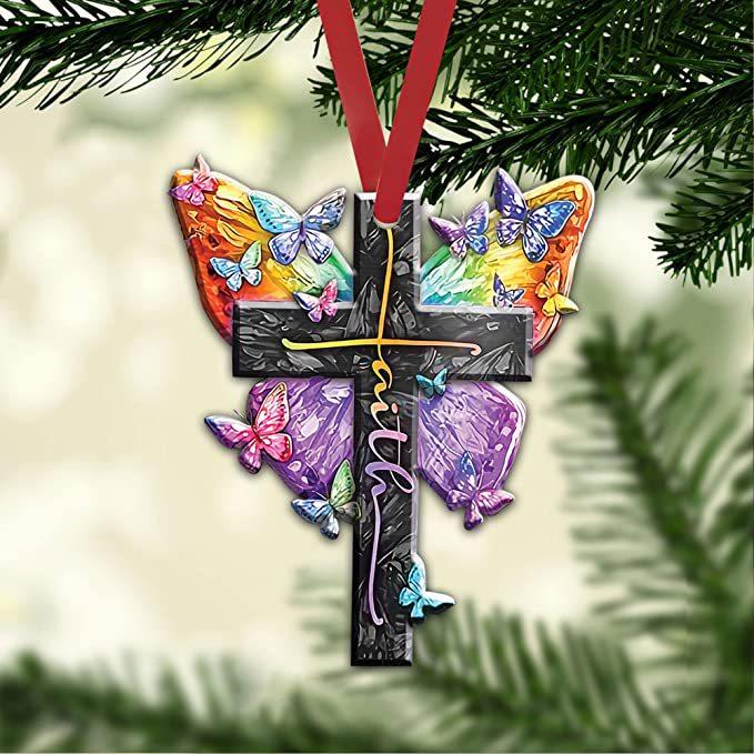 

New Products, Butterfly Cross, Love Series, Automotive Interior Supplies, Christmas Tree Decorative Pendant, Keychain Accessories