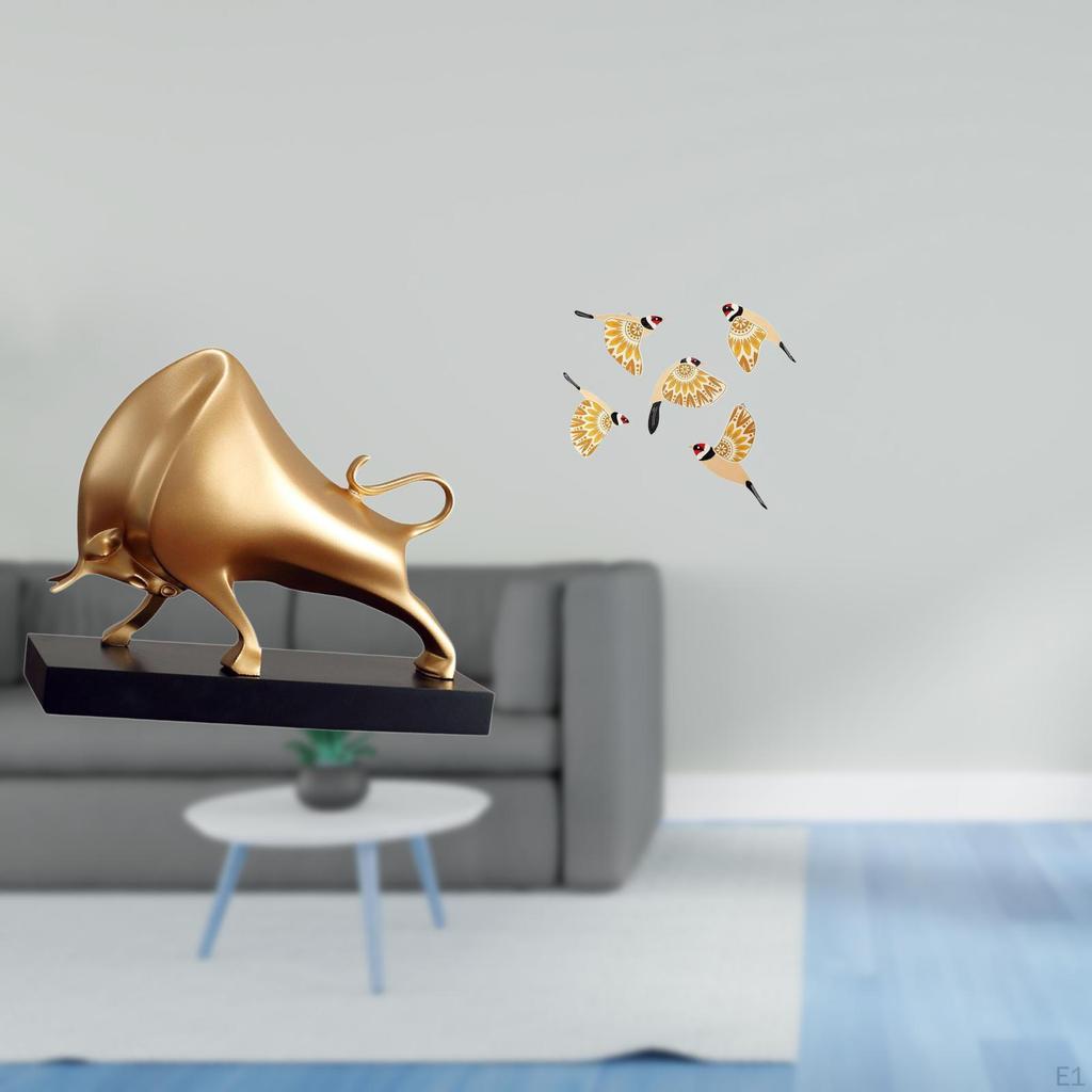 Abstract Fusion Sculpture for Home Decor Tabletop And Wall Art Unique Cattle Figurine Ornament