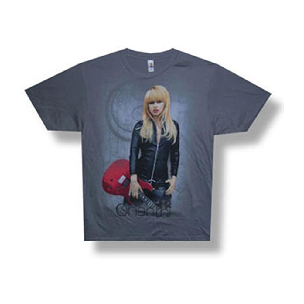 Men s Orianthi Leather & Strings 2010 Tour Slim Fit T-shirt Large White XS