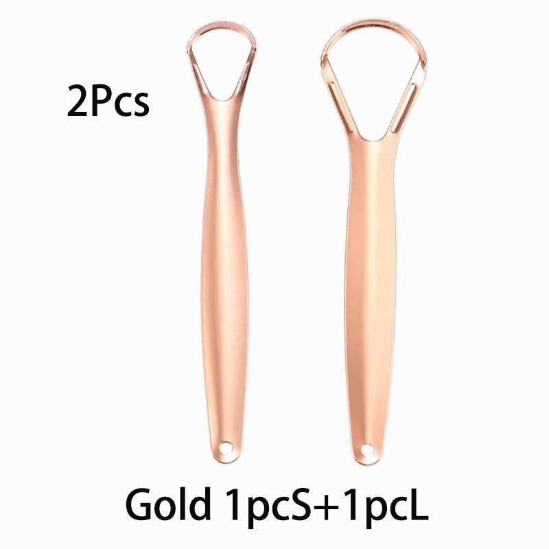 1/2/4/10/20/50Pcs Stainless Steel Tongue Scraper for Bad Breath Tongue Coating Cleaner Oral Care Tools Large Small