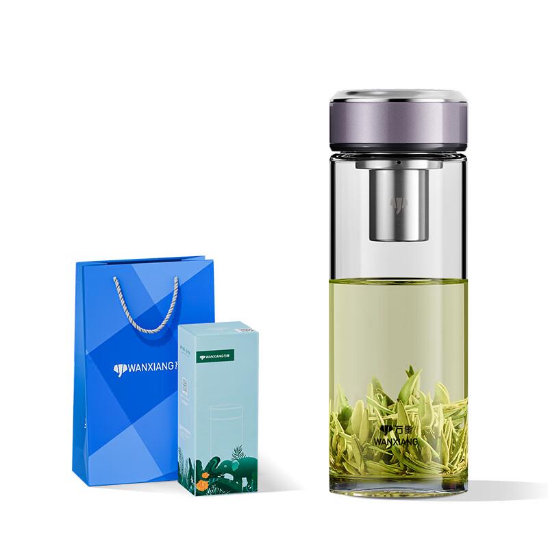 Portable Borosilicate Glass Tea & Water Bottle with Filter