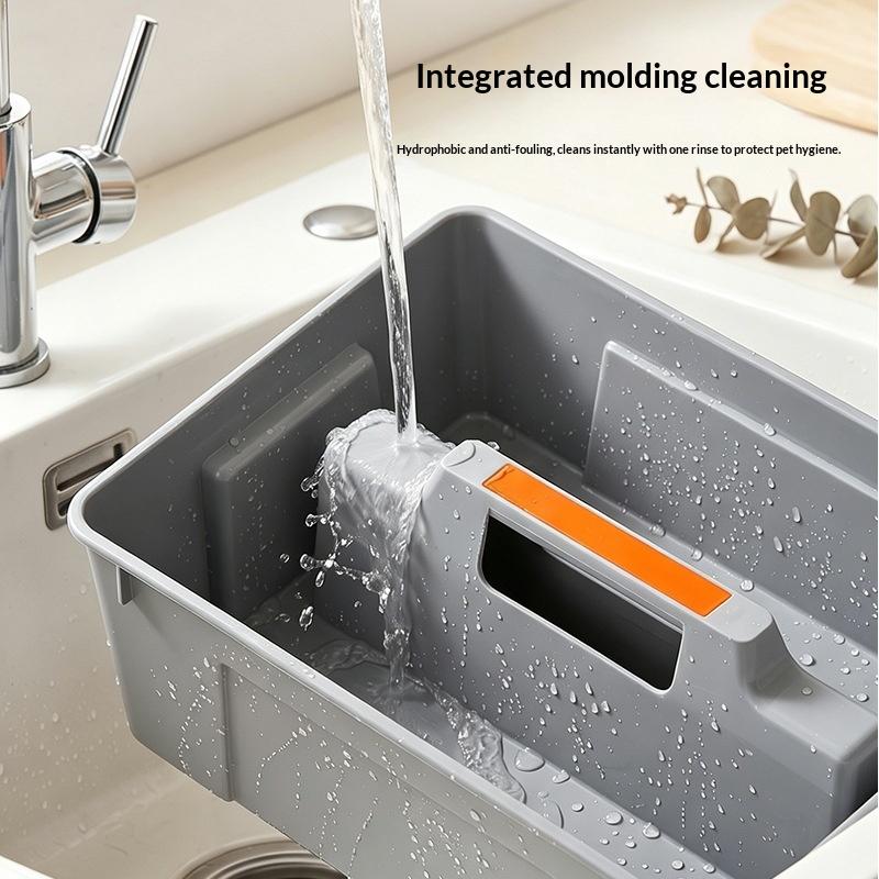 1Pcs 2-Grid Divider Tool Storage Box Portable Plastic Hardware Toolbox With Handle Handheld Basket Storage Box