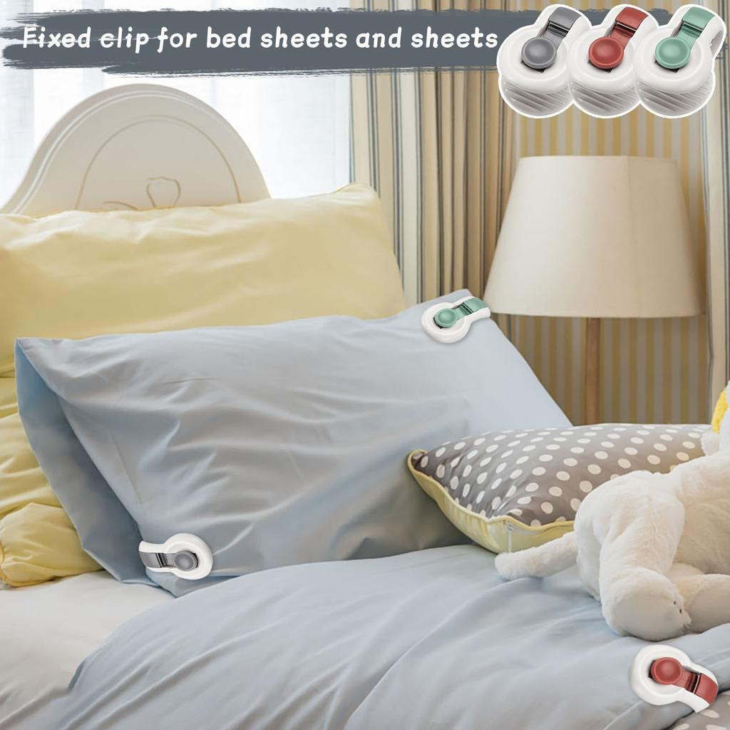 Clipuri de fixare a foilor cu cataramă pentru pilota, 6 buc. Nu deteriorează dispozitivul de fixare a pilotei