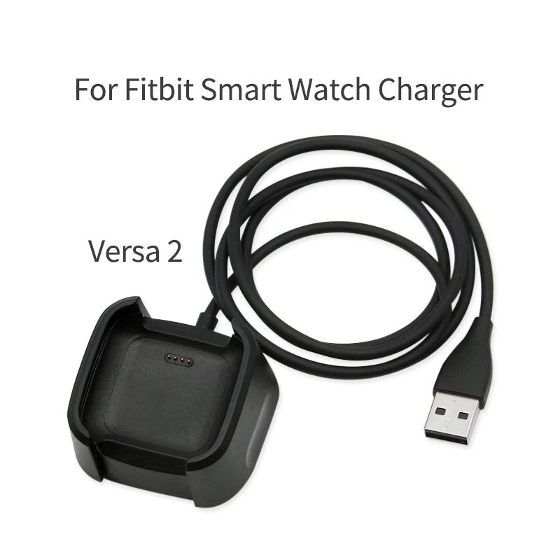 USB Charger For Fitbit Charge2 Smart Bracelet Replaceable USB Charging Cable For Fitbit Versa Band 2 For Fitbit Versa Lite NewF