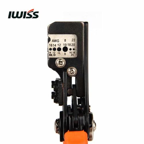 IWISS 2-Way Strip IWS-0822 Multi-Purpose Wire Stripper with Cable Cutter, Compatible with 0.3sq-8.0sq Wires