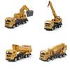Large Engineering Vehicle Toy Set Combination Series Children Excavator Bulldozer Mixer Crane Boy Car