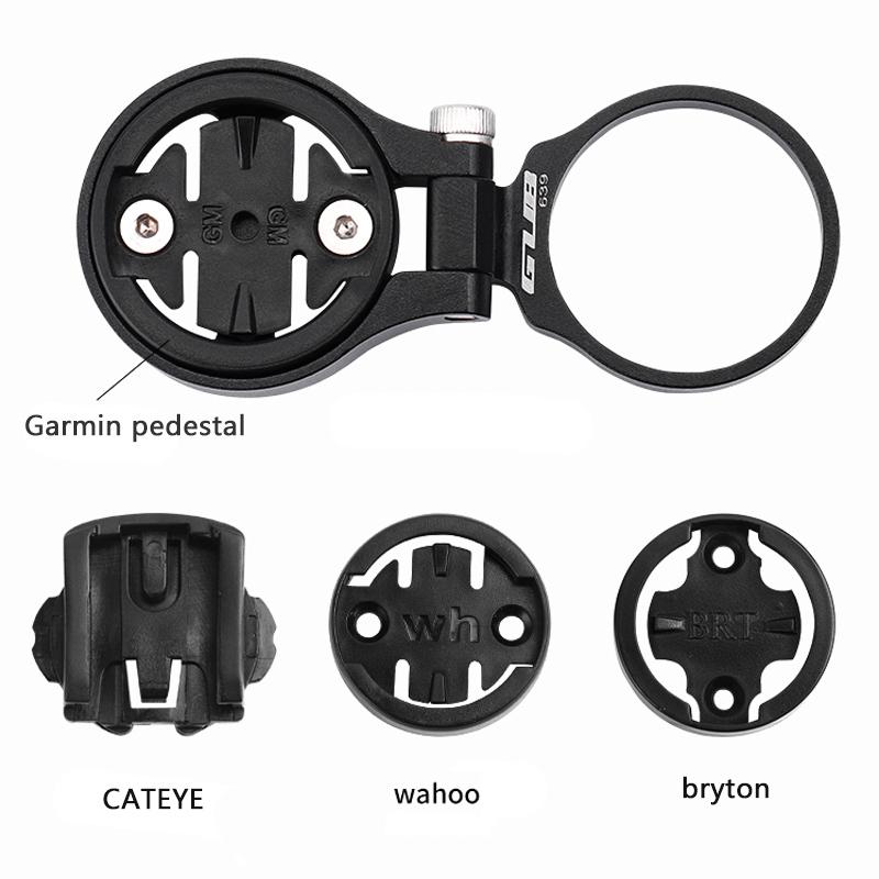 GUB 639 Bike Computer Stem Top Cap Mount Bicycle Computer Angle Adjustable Holder Compatible for Garmin Edge Wahoo Bryton Cateye