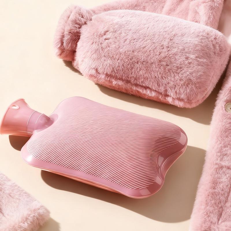 Home Hot Water Bottle for Warming Stomach & Feet - Large Thickened Explosion-Proof, Water-Filling, Bedding Warming Essential