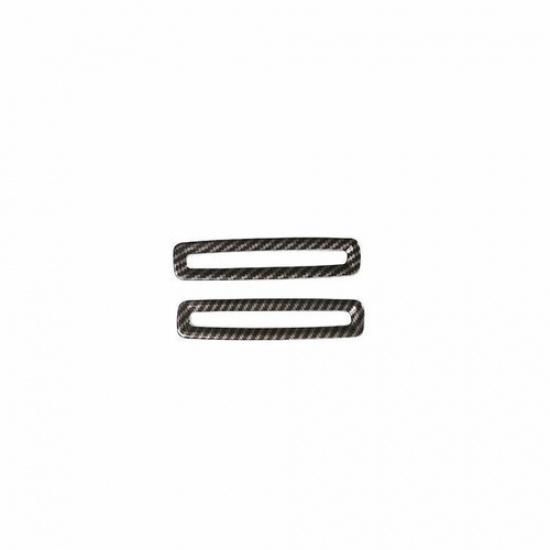 For Porsche Panamera 2017-2021 Carbon Fiber B Pillar Vent Air Outlet Frame Trim