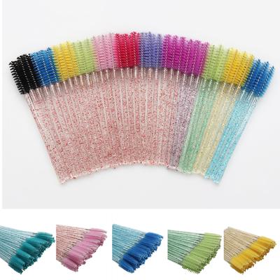 50 Pezzi Cristallo Donna Ciglia Monouso Trucco Occhi Faux Pennelli Strumenti Cosmetici Bellezza Salute