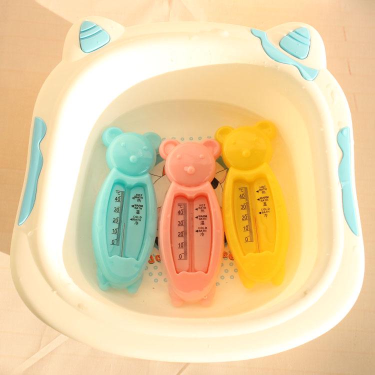 Little Bear Baby Bath Water Thermometer - Cute Indoor Infant Water Temperature Gauge