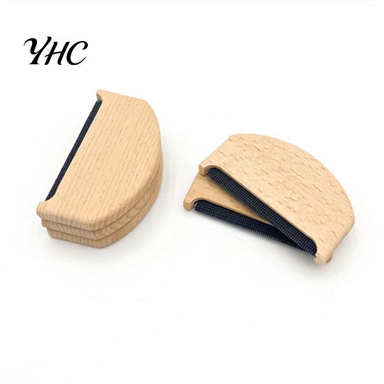 Fabric Pill Remover Cashmere Comb Wooden Sweater Fuzz Wool Pilling Scraper Clothes Fluff Defuzzer Lint Removal Cleaning Brush for Portable