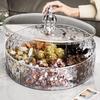Light Luxury 360° Rotatable Divided Snack Tray