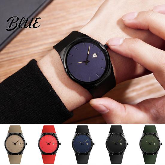 Quartz Wristwatch Watch Women Elegant Ultra Thin High Clarity Life Waterproof Business Men for Gift