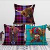 Funny Highland Cow cushion cover Pillow Cover Decoration Room Home Sofa living Office Car Nordic Simplicity