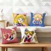 Cute Usagi Tsukino  Sailor Moon Pillow Case Pattern Printed Pillowcase For Living Room Sofa Cushion Cover
