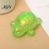 Adult Fidget Toy Squeeze Soft Rubber Stress Relief Slow Relaxation Hand Rebound Glitter Powder Turtle Shape Decompression