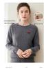 Women's 100% Pure Cashmere Knit Long Sleeve Sweater - Soft & Loose Fit for Autumn and Winter.