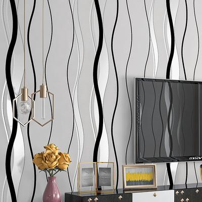 Nordic Style Geometric Wallpaper Patterns Lines Simple Vertical Stripes Modern Home Decor Living Room TV Background Wallpaper