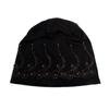 Women Beanie Rhinestones Pearl Autumn Hat For Women Fashion Balaclava Casual Hats Female Knitted Warm Skullies Bonnet Winter