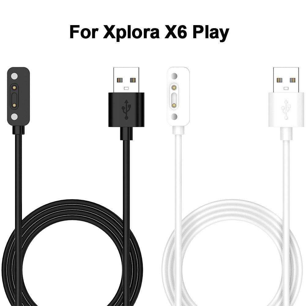 

Зарядное устройство, USB-кабель для зарядки, 1 м, провод для зарядки часов, адаптер для док-станции, адаптер для зарядного устройства для Xplora X6 Play