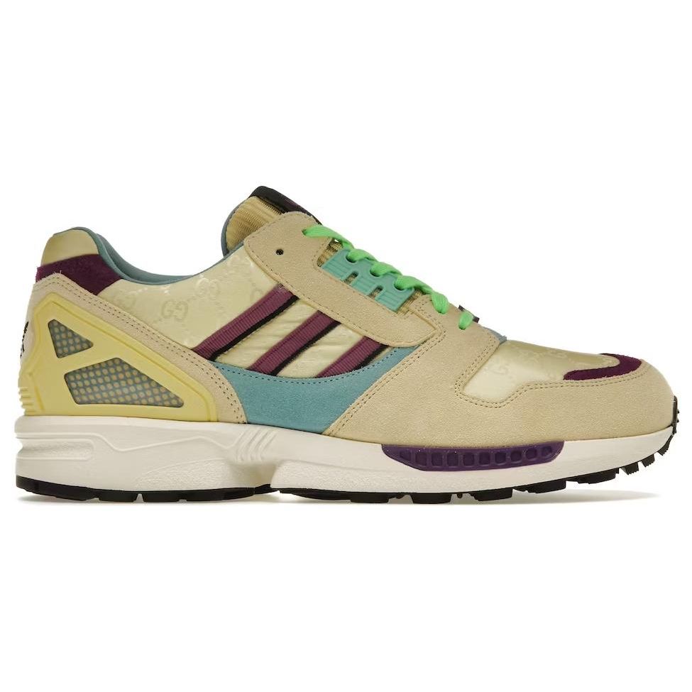 Adidas Originals ZX 8000 GG Canvas Fashion Lace-Up Durable Low-Top Sneakers Women Sneakers Beige 722212-AAA9C-9341