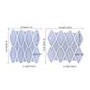 Rhombus Resin Mold DIY Jewelry Casting Mold Resin Keychain Mold Pendant Charms Mold with Hole Mother's Day Silicone Mold